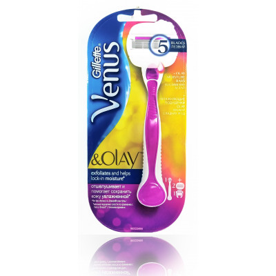 Gillette женский станок VENUS&Olay Sugarberry (Станок + 2 кассеты)