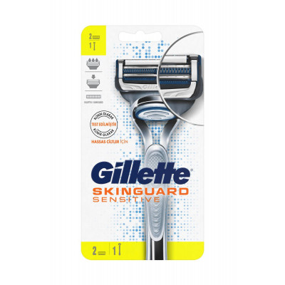 Gillette станок FUSION SKINGUARD  (Станок + 2 кассеты)
