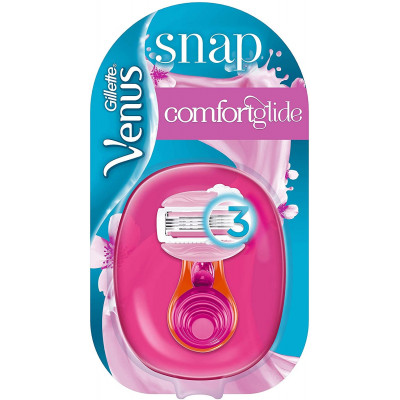 Gillette женский станок VENUS SNAP with Breeze (Станок + 3 кассета)