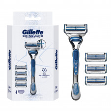 Gillette Fusion SKINGUARD Станок + 4 кассет