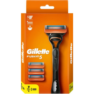 Gillette станок FUSION (Станок + 4 кассеты)